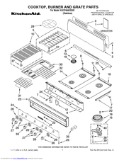 KitchenAid KGCP484KSS05 Parts List