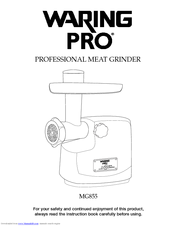Waring PRO MG855 Manuals | ManualsLib