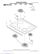 Jenn-Air JEC8430BDF10 Parts List