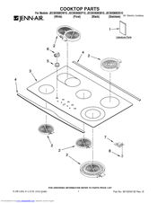 Jenn-Air JEC8536BDF10 Parts List