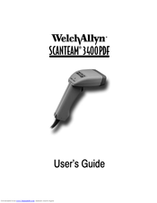 Welch Allyn SCANTEAM 3400PDF User Manual