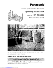 PANASONIC KX-TG5230 Operating Instructions Manual