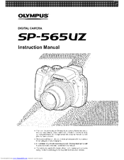 OLYMPUS SP-565 UZ Instruction Manual