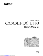 NIKON COOLPIX L110 User Manual
