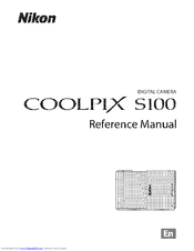 NIKON CoolPix S100 Reference Manual