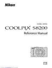 NIKON CoolPix S8200 Reference Manual