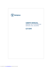 Westinghouse LD-3240 User Manual