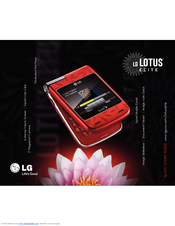 LG Sprint Lotus Elite Quick Start Manual
