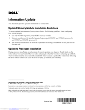 Dell PowerEdge SC1435 Update Manual
