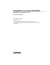 Compaq 292280-001 Maintenance And Service Manual