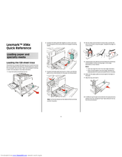 Lexmark X94x Series Quick Reference