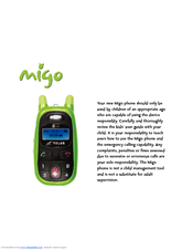 LG 1000 Migo User Manual
