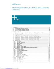 HP E3-FC2 Security Compliancy Technical Manual
