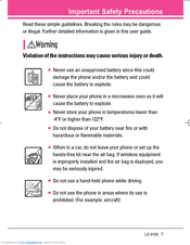 LG EnV2 User Manual