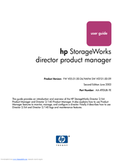 HP Surestore 64 - Director Switch User Manual