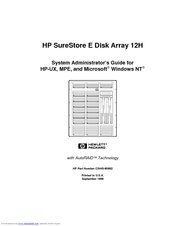 HP SureStore E Disk Array 12H System Administrator Manual