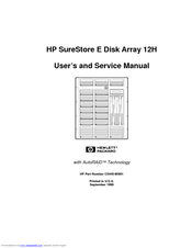 HP SureStore E Disk Array 12H Service Manual