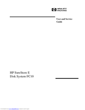 HP Surestore FC10 - Disk Array Service Manual