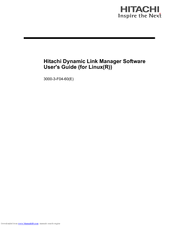 Hitachi Dynamic Link Manager User Manual