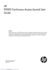 HP Continuous Access Journal User Manual