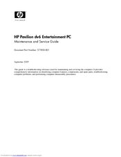 Hp Pavilion Dv6 2100 Entertainment Notebook Pc Manuals Manualslib Hp Pavilion Dv6 2100 Entertainment Notebook Pc Manuals Manualslib