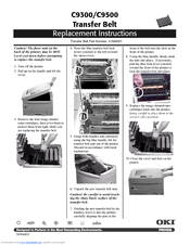 Oki C9300 Replacement Instructions