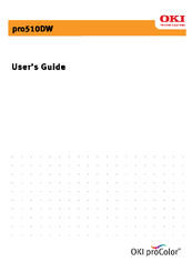 Oki proColor Pro510DW User Manual