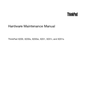 lenovo thinkpad x201 user manual pdf