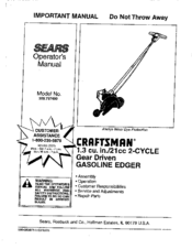 Craftsman 358.797450 Operator's Manual