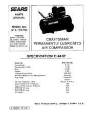 Craftsman 919.155730 Parts Manual