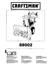 CRAFTSMAN 88002 Instruction Manual