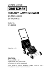 CRAFTSMAN 917.388955 Owner's Manual