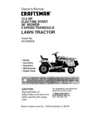 CRAFTSMAN 917.270312 Owner's Manual