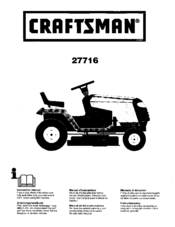 CRAFTSMAN 27716 Instruction Manual