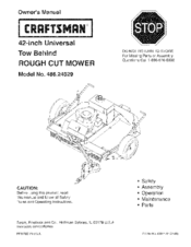 CRAFTSMAN 486.24629 Owner's Manual