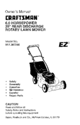 CRAFTSMAN EZ3 917.387280 Owner's Manual