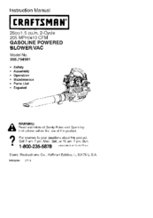 CRAFTSMAN 358.794981 Instruction Manual