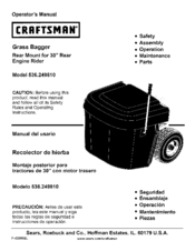 CRAFTSMAN 536.249810 Operator's Manual