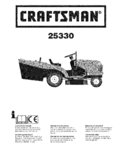 CRAFTSMAN 25330 Instruction Manual