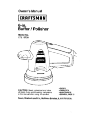 CRAFTSMAN 172.10720 Owner's Manual
