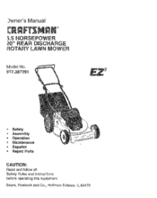 CRAFTSMAN EZ3 917.387291 Owner's Manual