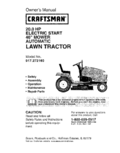 CRAFTSMAN 917.272160 Owner's Manual