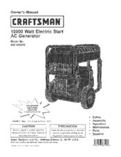 CRAFTSMAN 580.328310 Owner's Manual