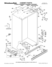 KitchenAid KSSS36QMB01 Parts List