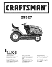 CRAFTSMAN 25327 Instruction Manual