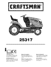 CRAFTSMAN 25317 Instruction Manual