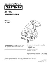 CRAFTSMAN 107.24907 Operator's Manual