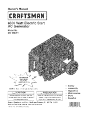CRAFTSMAN 580.326301 Owner's Manual