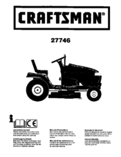 CRAFTSMAN 27746 Instruction Manual