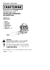 CRAFTSMAN 358.794944 Operator's Manual
